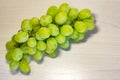 Bunch of Green Seedless Grape solated on white background Royalty Free Stock Photo