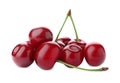 Bunch of juicy cherries on background Royalty Free Stock Photo