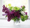 Bunch lilac in vase