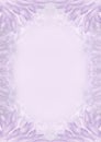 Lilac feather angelic border frame background