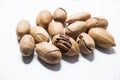 A bunch of nutritious Bigen nuts Royalty Free Stock Photo