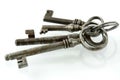 Bunch of old keys Royalty Free Stock Photo