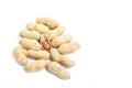 Bunch of peanut shells Royalty Free Stock Photo
