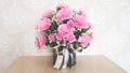 Bunch of pink carnation. Royalty Free Stock Photo