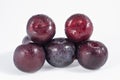 Juicy Plums Royalty Free Stock Photo