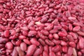 Bunch of red beans in a Market Royalty Free Stock Photo