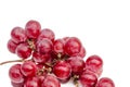 A bunch of red grapes isolated white background Royalty Free Stock Photo