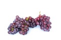 Bunch of red grapes on white backgrounds Royalty Free Stock Photo