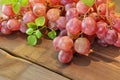 Bunch of red grapes Royalty Free Stock Photo