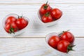 Bunch of red ripe tasty fresh cherry tomatos Royalty Free Stock Photo