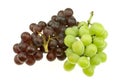 Bunch Of Red And White Seedless Grapes Royalty Free Stock Photo
