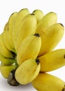 Bunch of ripened bananas Royalty Free Stock Photo