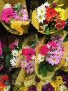 Flowers Selling At A Supermarket Royalty Free Stock Photo