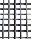 Bunch of several reinforcement bars isolated Royalty Free Stock Photo