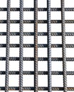 Bunch of several reinforcement bars isolated Royalty Free Stock Photo