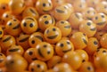 A Bunch of Smiley Emoticons. Social Media Concept Background 3D Rendering Royalty Free Stock Photo