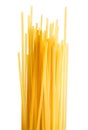 Bunch of spaghetti isolated on white. Royalty Free Stock Photo