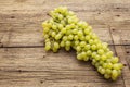 Bunch of sweet green seedless grapes variety Royalty Free Stock Photo