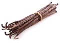 Bunch of vanilla sticks. Royalty Free Stock Photo