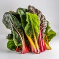 Swiss chard leaves