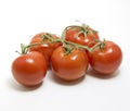 Bunch of Vine Ripened Tomatoes Royalty Free Stock Photo