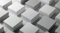 A bunch of white boxes that are stacked together Royalty Free Stock Photo