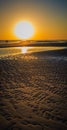 Bunche Beach Preserve sunset with 2 people Royalty Free Stock Photo