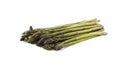 Bunched asparagus isolated on white background. Asparagus with copy space for text Royalty Free Stock Photo