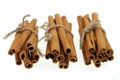 Bunches of cinnamon sticks Royalty Free Stock Photo