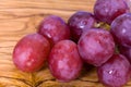 Bunches of purple ripe grape