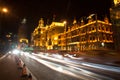 The bund light trails Royalty Free Stock Photo