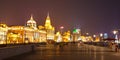 The night scenes of Shanghai bund