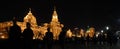 The Bund at night in Shanghai, China Royalty Free Stock Photo