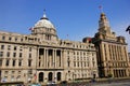 The Bund, European-style old town in Shanghai, China Royalty Free Stock Photo