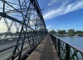 Bundaberg Footpath of the Burnett Bridge Royalty Free Stock Photo