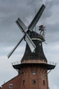 Bunder Mill, Bunde, Rheiderland, East Frisia, Lower Saxony, Germany Royalty Free Stock Photo