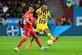 The Bundesliga match FC Bayer 04 Leverkusen vs Borussia Dortmund