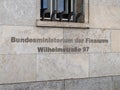 Bundesministerium der Finanzen in Berlin, Germany Royalty Free Stock Photo