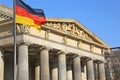 Bundestag & german flag in Berlin