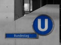 Bundestag Subway Station Royalty Free Stock Photo