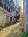 Streets of Beautiful Bundi in Rajasthan Royalty Free Stock Photo