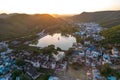 Bundi city in Rajasthan is capital of the former princely state of Rajputana agency Royalty Free Stock Photo