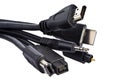 Bundle of the Cable Connection Royalty Free Stock Photo