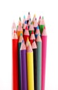 Bundle of Color Pencils Royalty Free Stock Photo