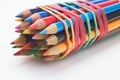 Bundle of Color Pencils Royalty Free Stock Photo