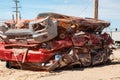 Bundle of Crushed Cars Royalty Free Stock Photo