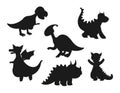 Bundle of Dinosaurs set Silhouettes Vector.zip, Dinosaurs set Silhouettes Vector