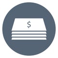 Bundle of dollar   Isolated Vector icon which can easily modify or edit Royalty Free Stock Photo