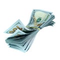 Bundle of dollars Royalty Free Stock Photo