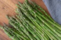 A Bundle of Fresh Green Asparagus Stalks Royalty Free Stock Photo